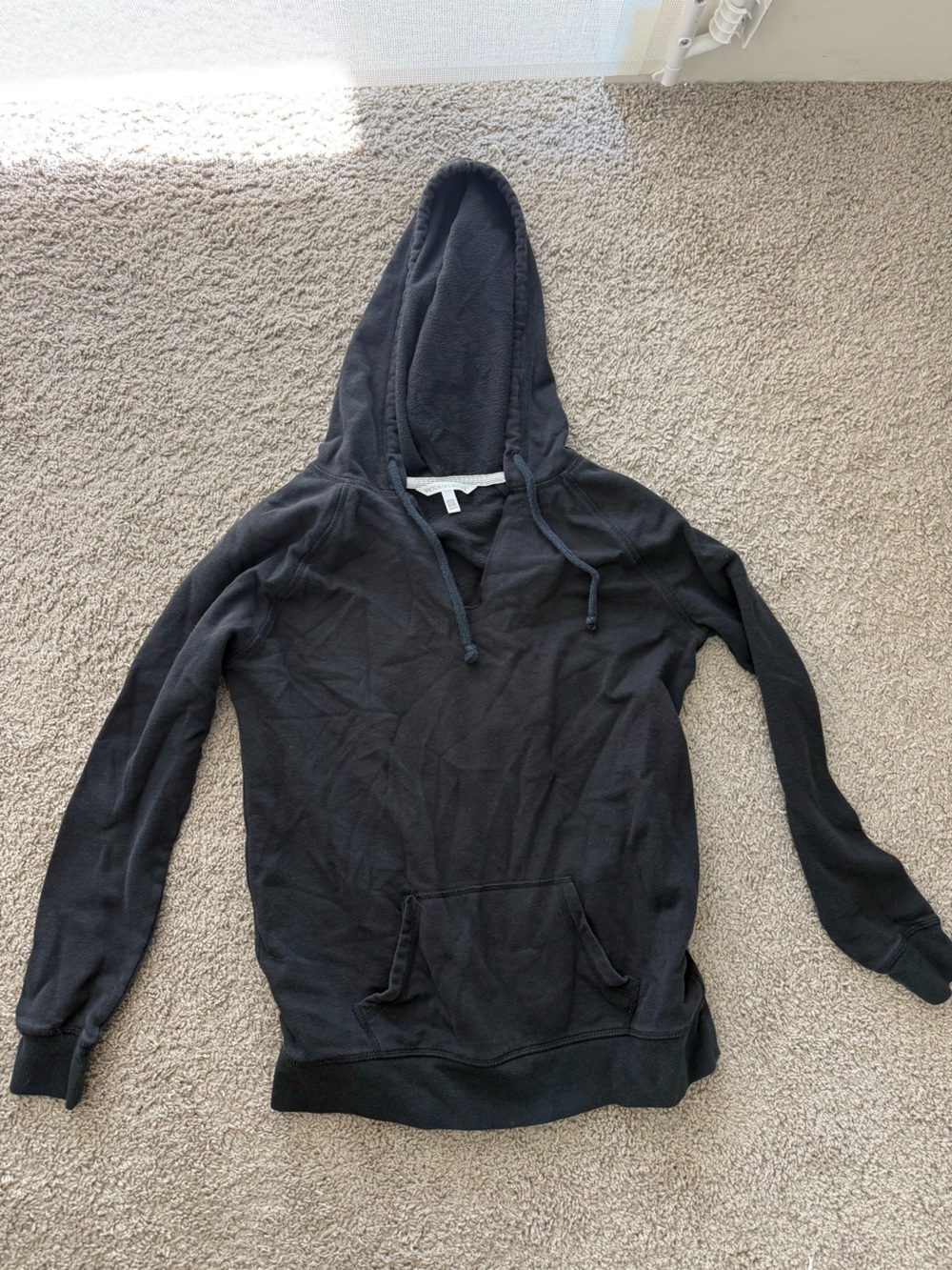 Victoria's Secret Men's Dark Charcoal Hooded Pullover